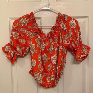 Off the shoulder blouse